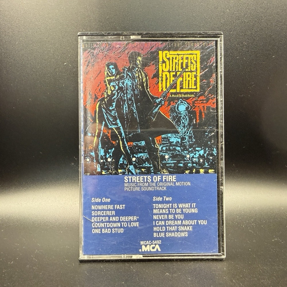 STREETS OF FIRE Movie Cassette Tape Music Original Motion Picture Soundtrack